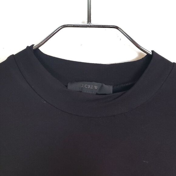 J. CREW Black Crew Neck Sleeveless Flowy Maxi Dress with Pockets Size: XX-Small - Picture 4 of 6